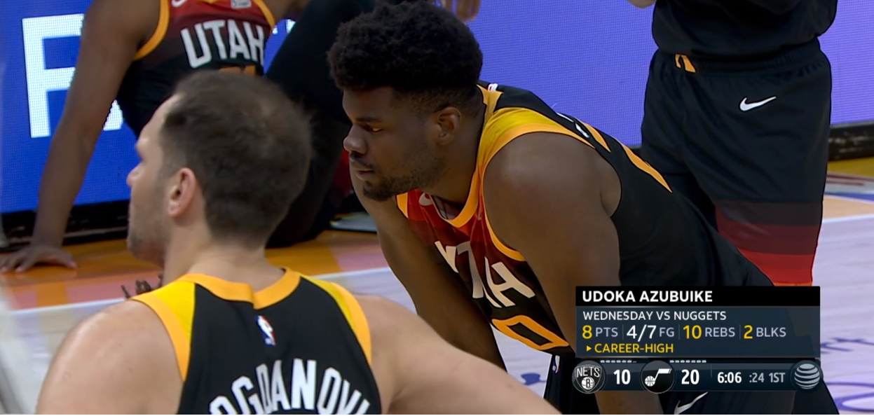 包含篮网B队鏖战爵士，乔治三分雨点燃全场的词条